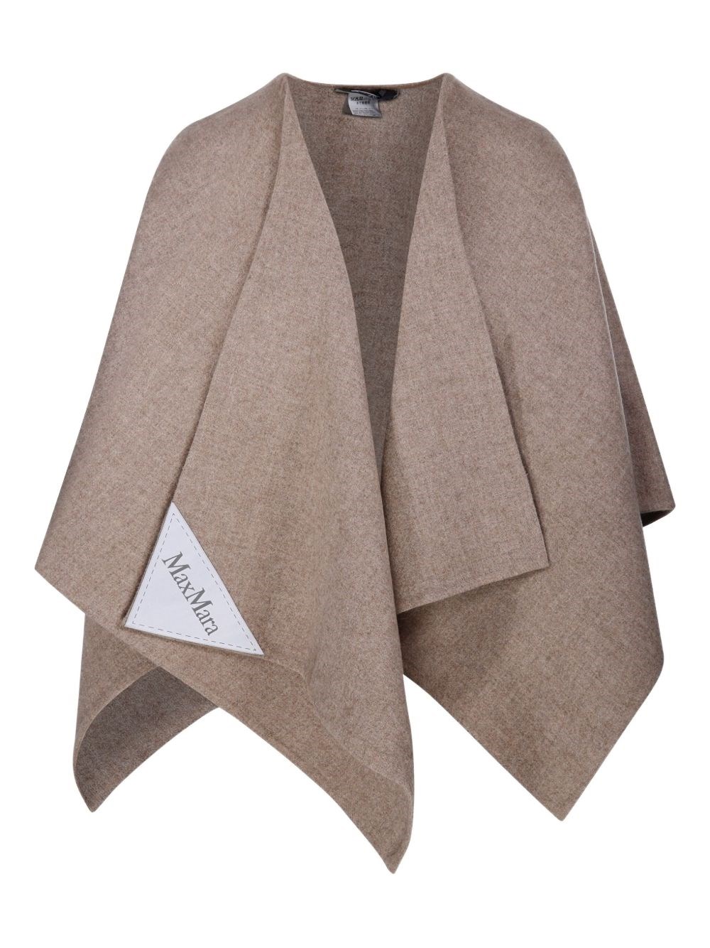 Max Mara Alpaca And Wool Cape In Multi
