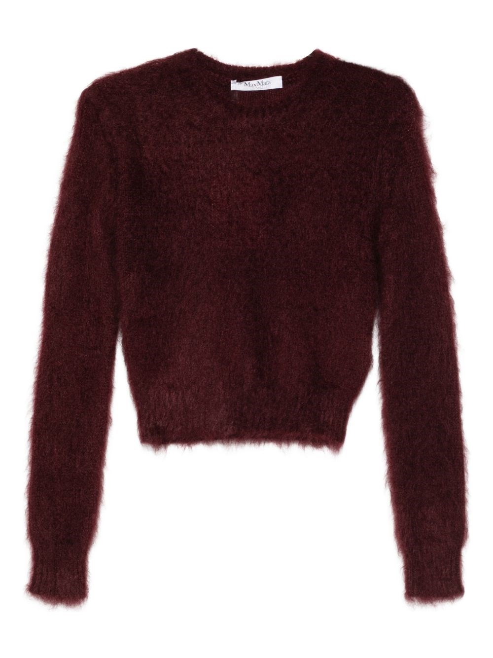 Max Mara Mohair Yarn Sweater In Purple