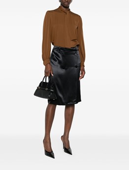 MAX MARA - Silk charmeuse shirt