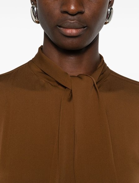 MAX MARA - Silk charmeuse shirt