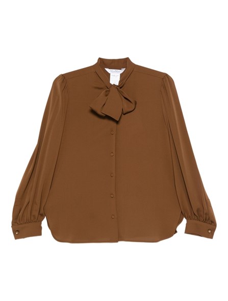 MAX MARA - Silk charmeuse shirt