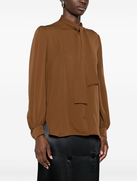 MAX MARA - Silk charmeuse shirt