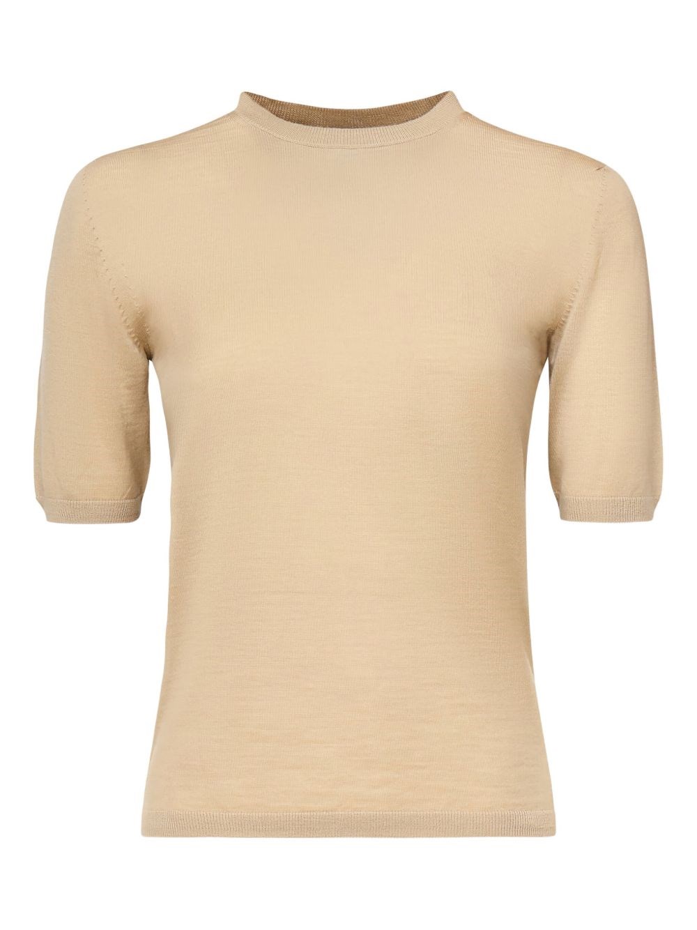 Max Mara Basic Wool Sweater In Neutral