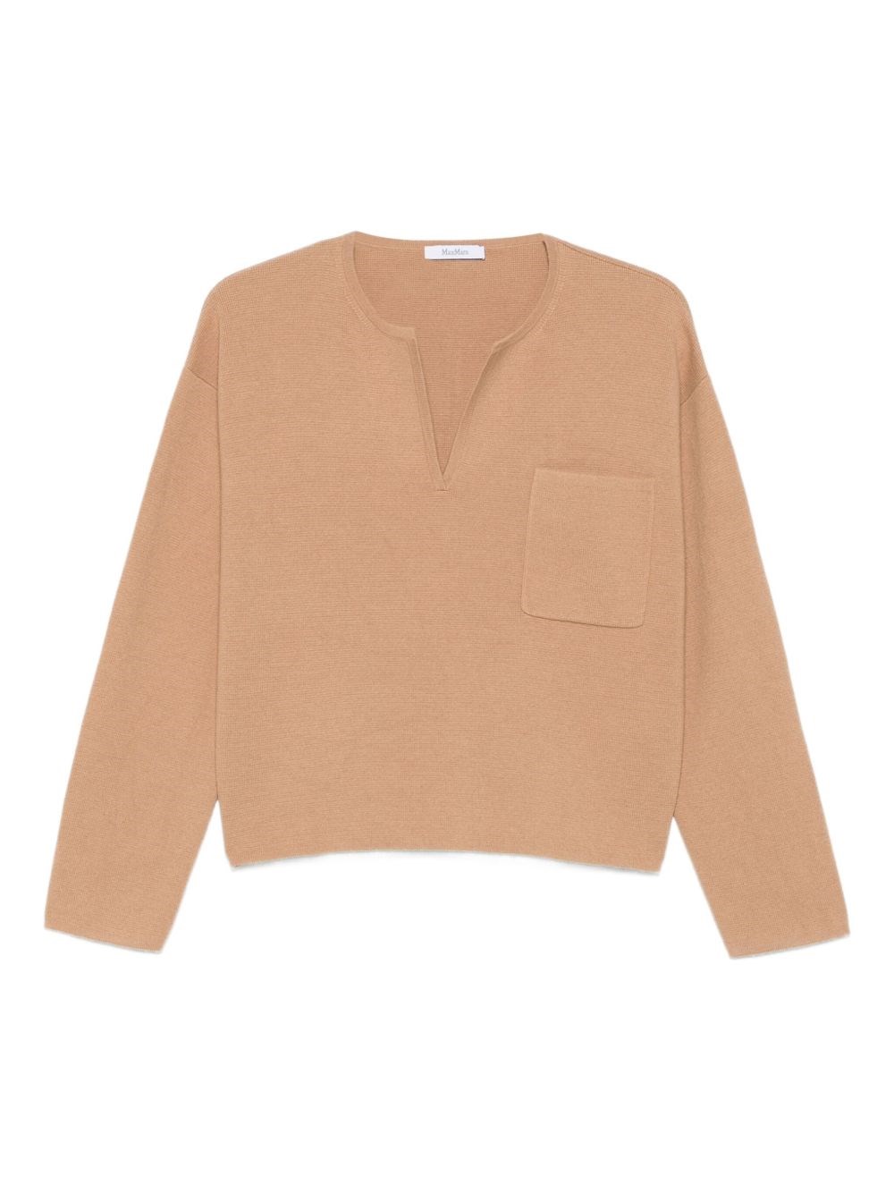 Max Mara Wool And Cashmere Sweater In Neutral