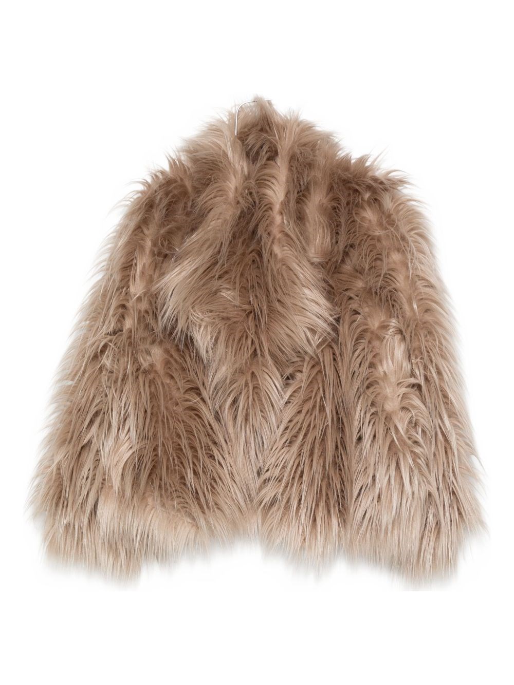 Bb Couture Long-haired Faux Fur In Brown