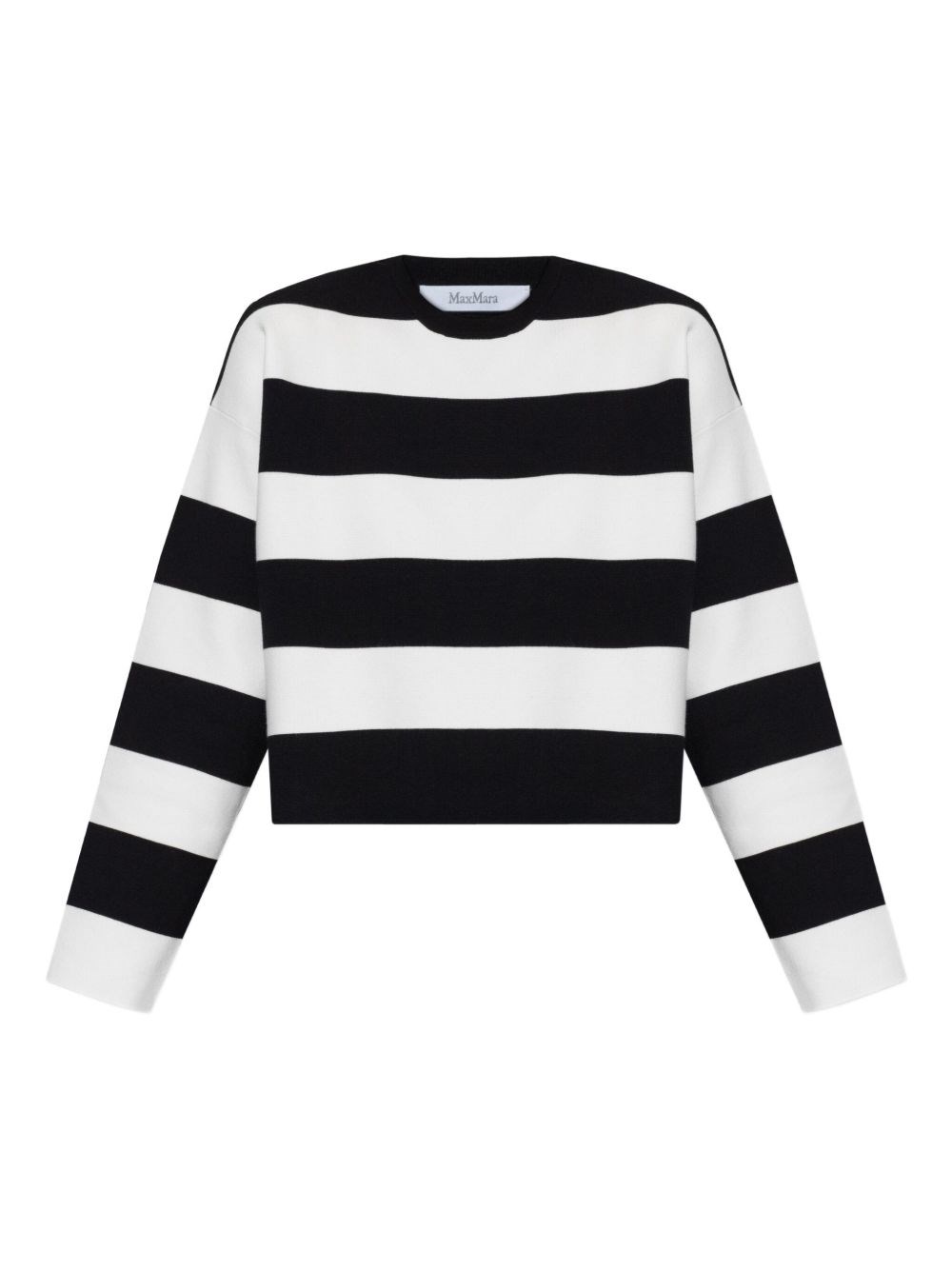 Max Mara Jesone Boxy Striped Sweater In Blue