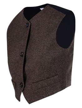 MAX MARA - Wool felt vest