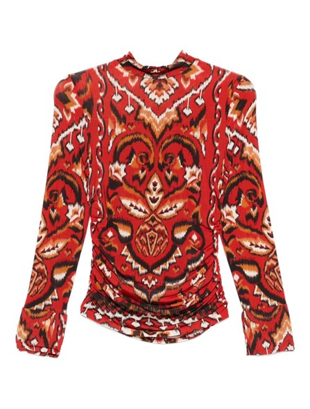 FARM RIO - Printed jersey top