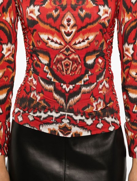 FARM RIO - Printed jersey top