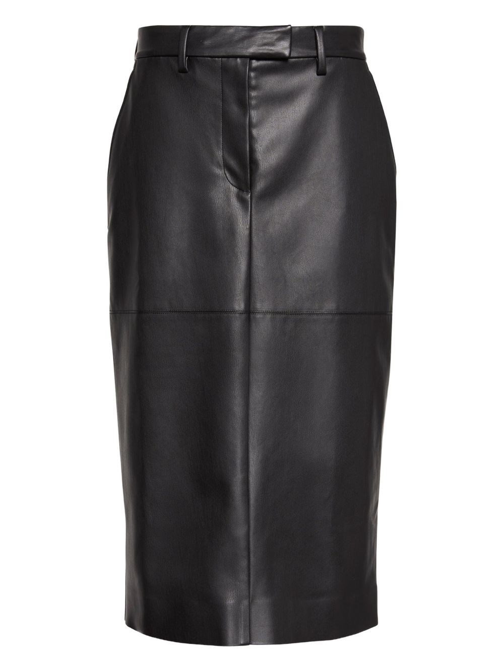 Calvin Klein Belted Midi Skirt In Black