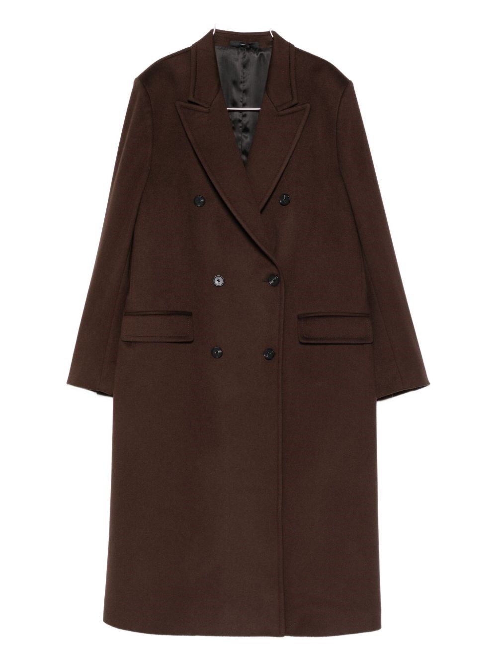 Paul Smith Wool And Cashmere Coat In Brown