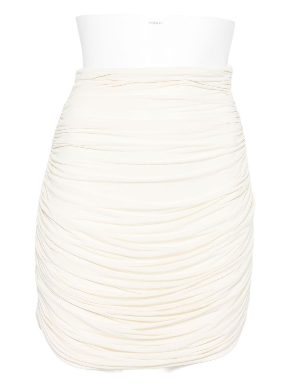 Francesco Murano Stretch Jersey Skirt In White