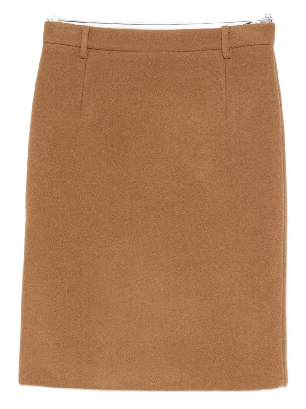 N°21 Wool Blend Cloth Skirt In Neutral