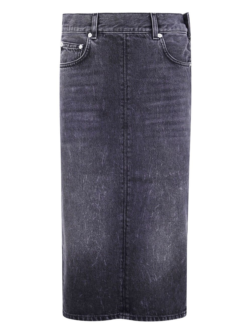 Haikure Authentic Skirt With Pockets And Slit In Gray