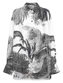 THE ATTICO - Silk twill shirt 