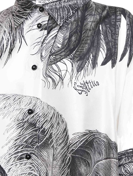 THE ATTICO - Silk twill shirt 