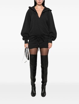 THE ATTICO - American fleece mini dress