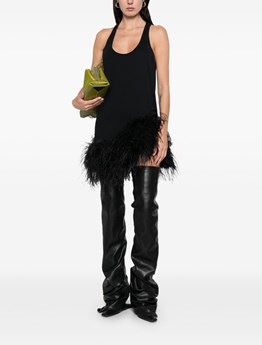 THE ATTICO - Feather minidress