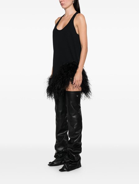 THE ATTICO - Feather minidress