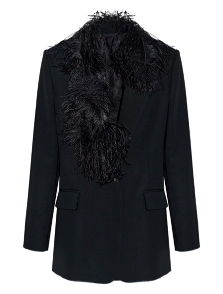 THE ATTICO - Blazer with feathers