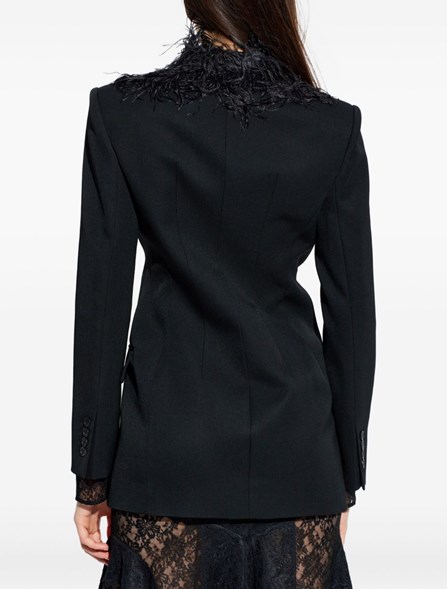 THE ATTICO - Blazer with feathers
