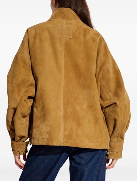 THE ATTICO - Suede bomber jacket