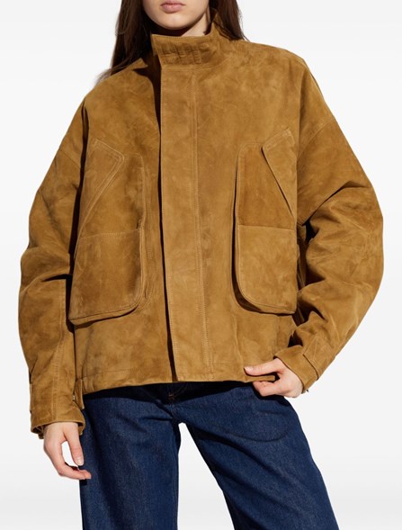 THE ATTICO - Suede bomber jacket