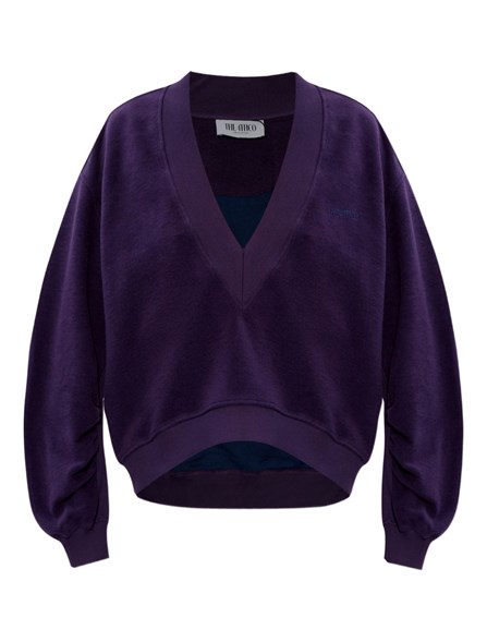 THE ATTICO - V-neck sweatshirt