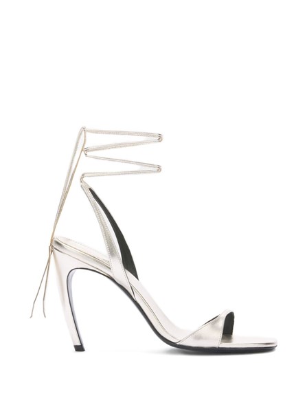 THE ATTICO - SILVER SANDALS
