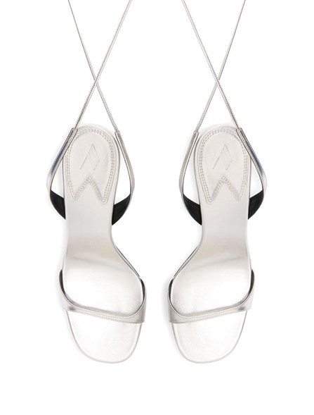 THE ATTICO - SILVER SANDALS