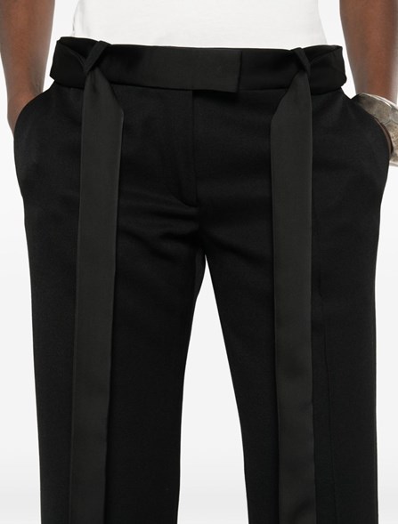 THE ATTICO - Pantaloni in gabardine di lana