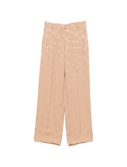 STELLA MC CARTNEY - Pataloni jacquard in misto seta