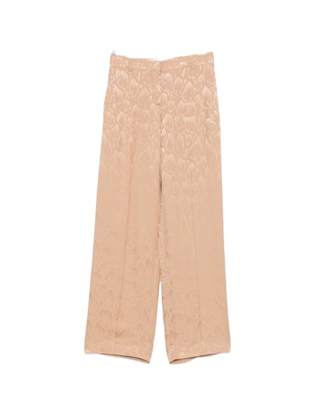 STELLA MC CARTNEY - Jacquard silk blend pataloons
