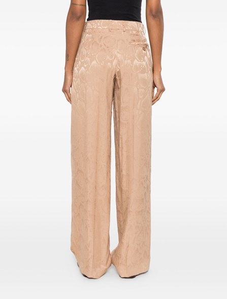 STELLA MC CARTNEY - Jacquard silk blend pataloons
