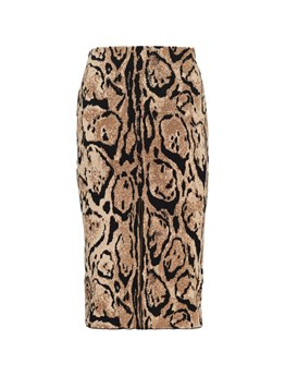 STELLA MC CARTNEY - Gonna a tubino in jacquard