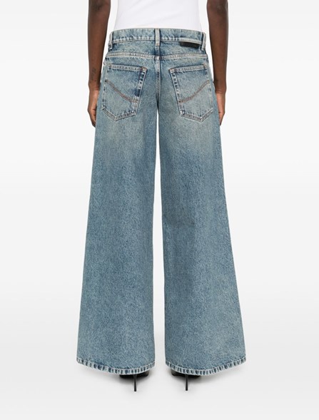 STELLA MC CARTNEY - Wide-Leg Denim Jeans
