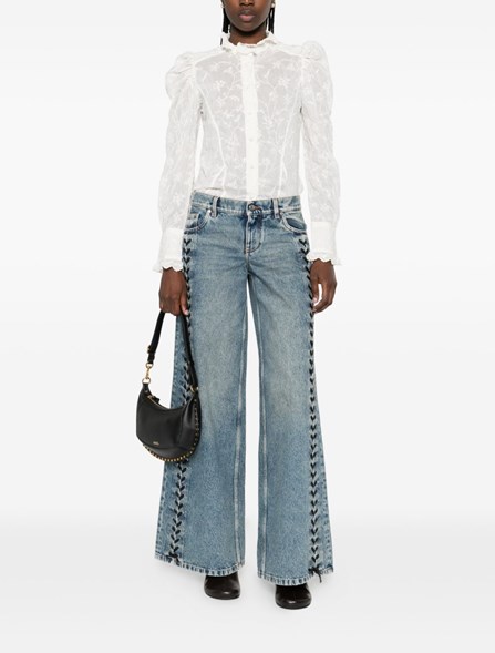STELLA MC CARTNEY - Wide-Leg Denim Jeans