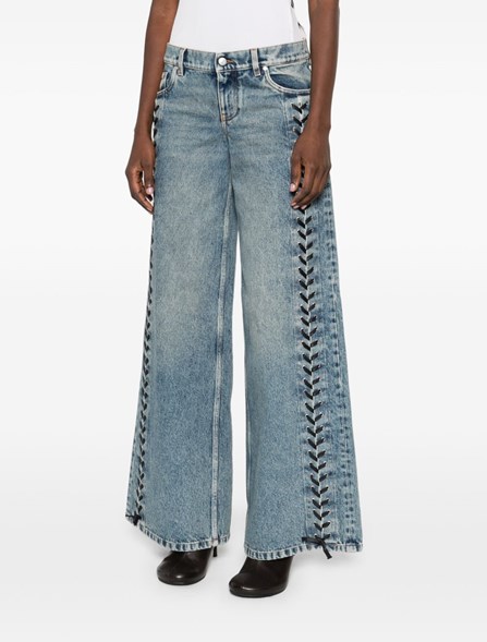 STELLA MC CARTNEY - Wide-Leg Denim Jeans