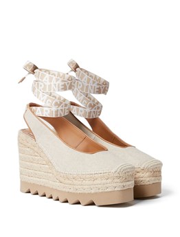 STELLA MC CARTNEY - Slingback Espadrilles with Wedge