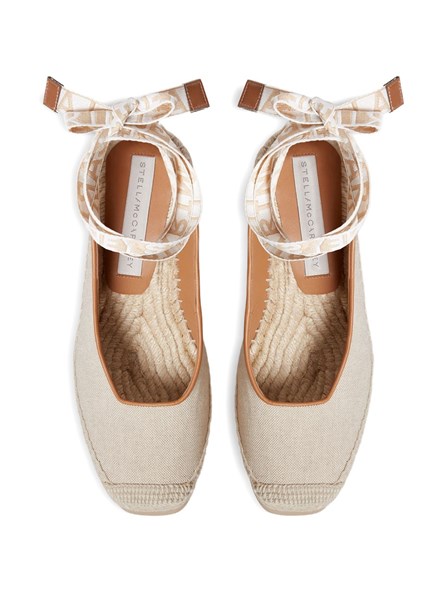 STELLA MC CARTNEY - Slingback Espadrilles with Wedge