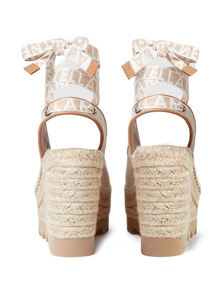 STELLA MC CARTNEY - Slingback Espadrilles with Wedge