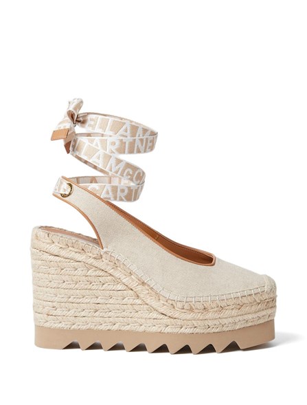 STELLA MC CARTNEY - Slingback Espadrilles with Wedge