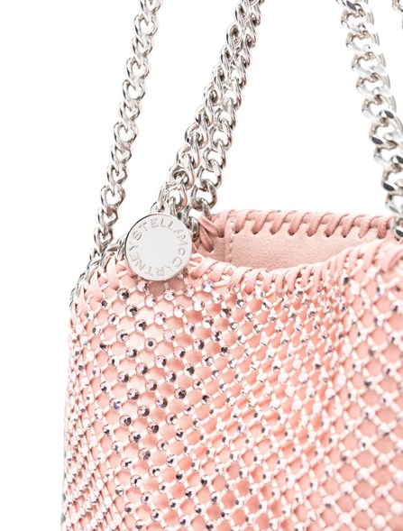 STELLA MC CARTNEY - Micro Falabella Tote with Crystals