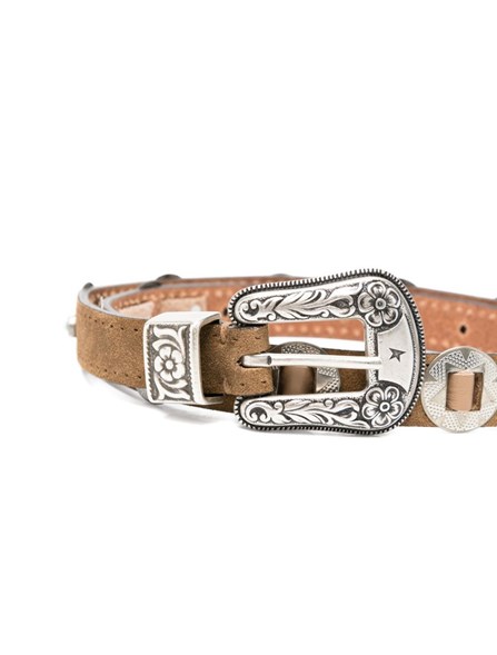 GOLDEN GOOSE DELUXE BRAND - Nubuck belt