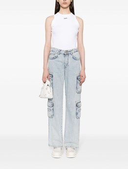 OFF-WHITE - RIBBED TOP
