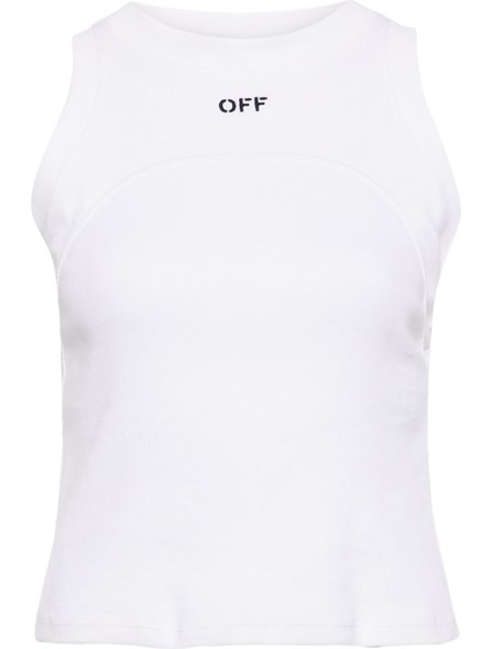 OFF-WHITE - RIBBED TOP