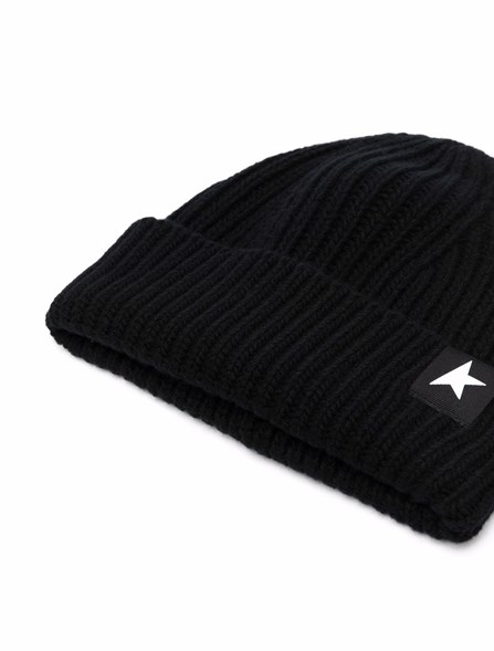 GOLDEN GOOSE DELUXE BRAND - LOGO BEANIE