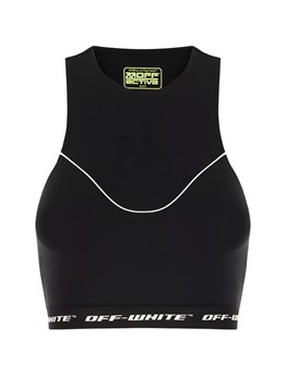 OFF-WHITE - Top sportivo elasticizzato