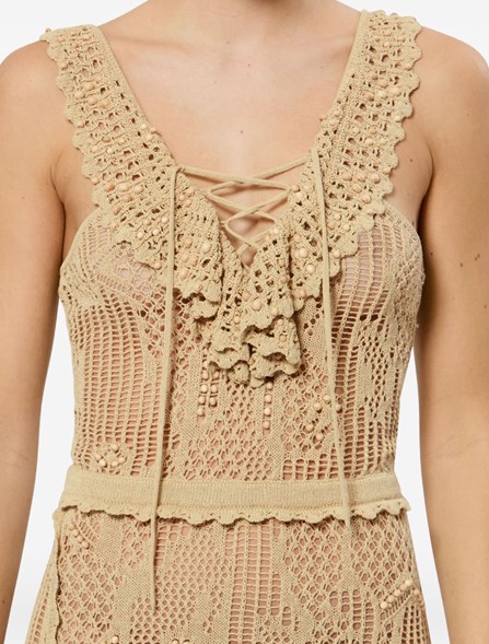 ISABEL MARANT - Abito lungo all'uncinetto