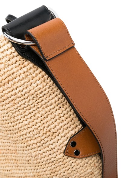 ISABEL MARANT - Bayia Mini raffia shoulder bag